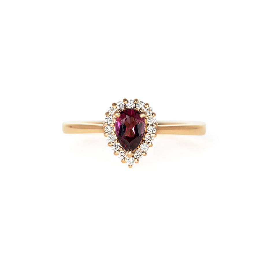 Petal - Rhodolite Garnet Ring