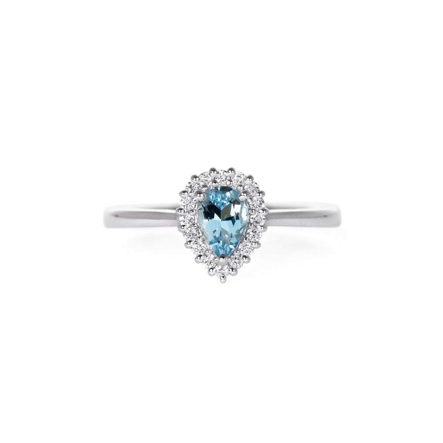 Petal - Aquamarine Ring