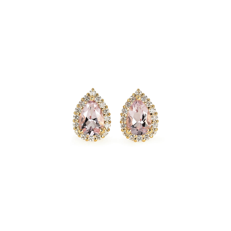 Petal - Morganite earrings