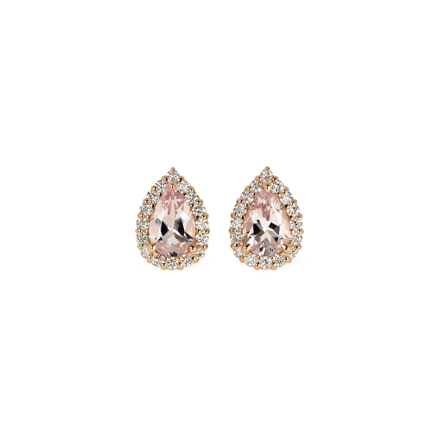 Petal - Morganite earrings