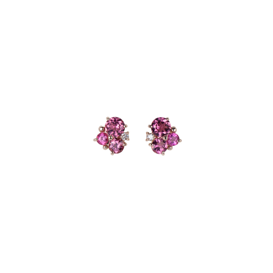 Pip - Pink Tourmaline Earrings