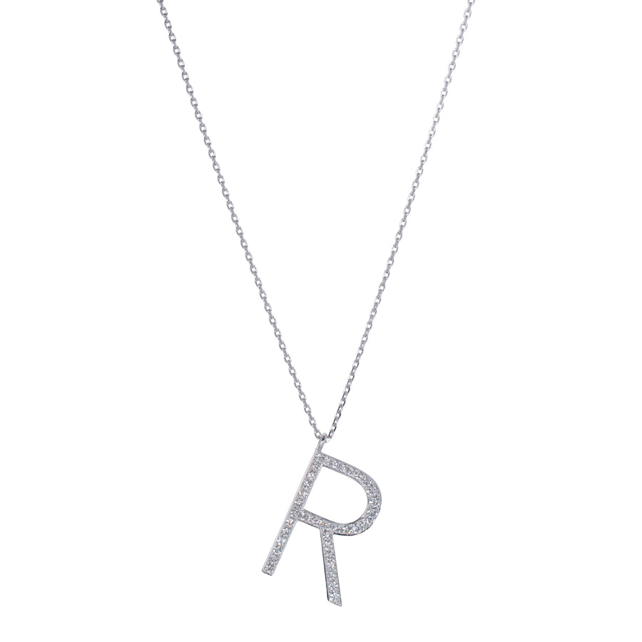 Initial Necklace (Large) - R