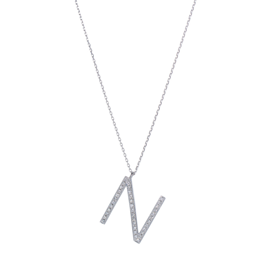 Initial Necklace (Large) - N