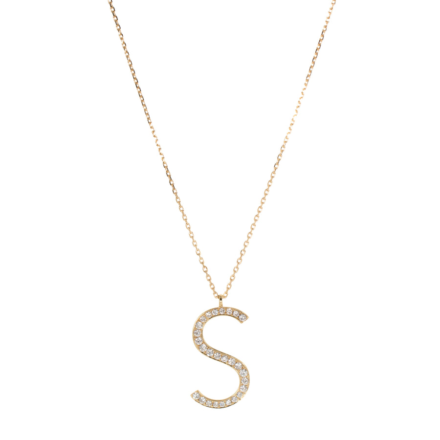 Initial Necklace (Large) - S